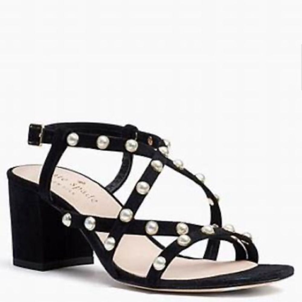 Kate spade Wynn sandals black pearl
